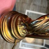 Bronze lamp signed Aug.Moreau