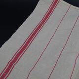 Lot of two old linen towels - Bragard Etiquette in Epinal - circa 1920-1930