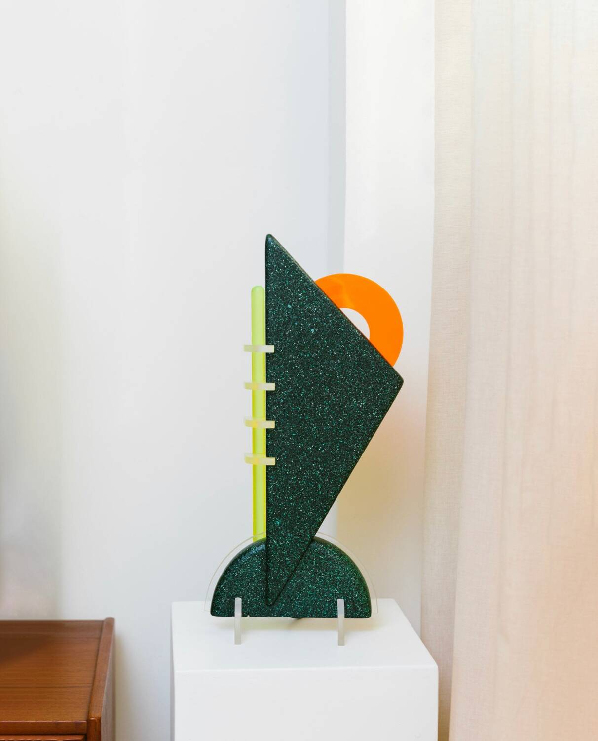 MEMPHIS lamp in resin and plexiglass, Germany 1980