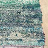 Tapis Boucherouite - 121 x 226 cm