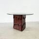 Luciano Frigerio sculptural wooden Barium dining table
