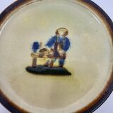 Service à dessert Atelier Cerenne Vallauris Santons de Provence France 1950