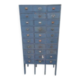 Industrial wooden furniture with 30 drawers