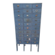 Meuble industriel bois 30 tiroirs