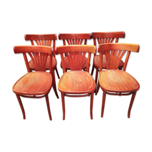set de 12 chaises bistrot