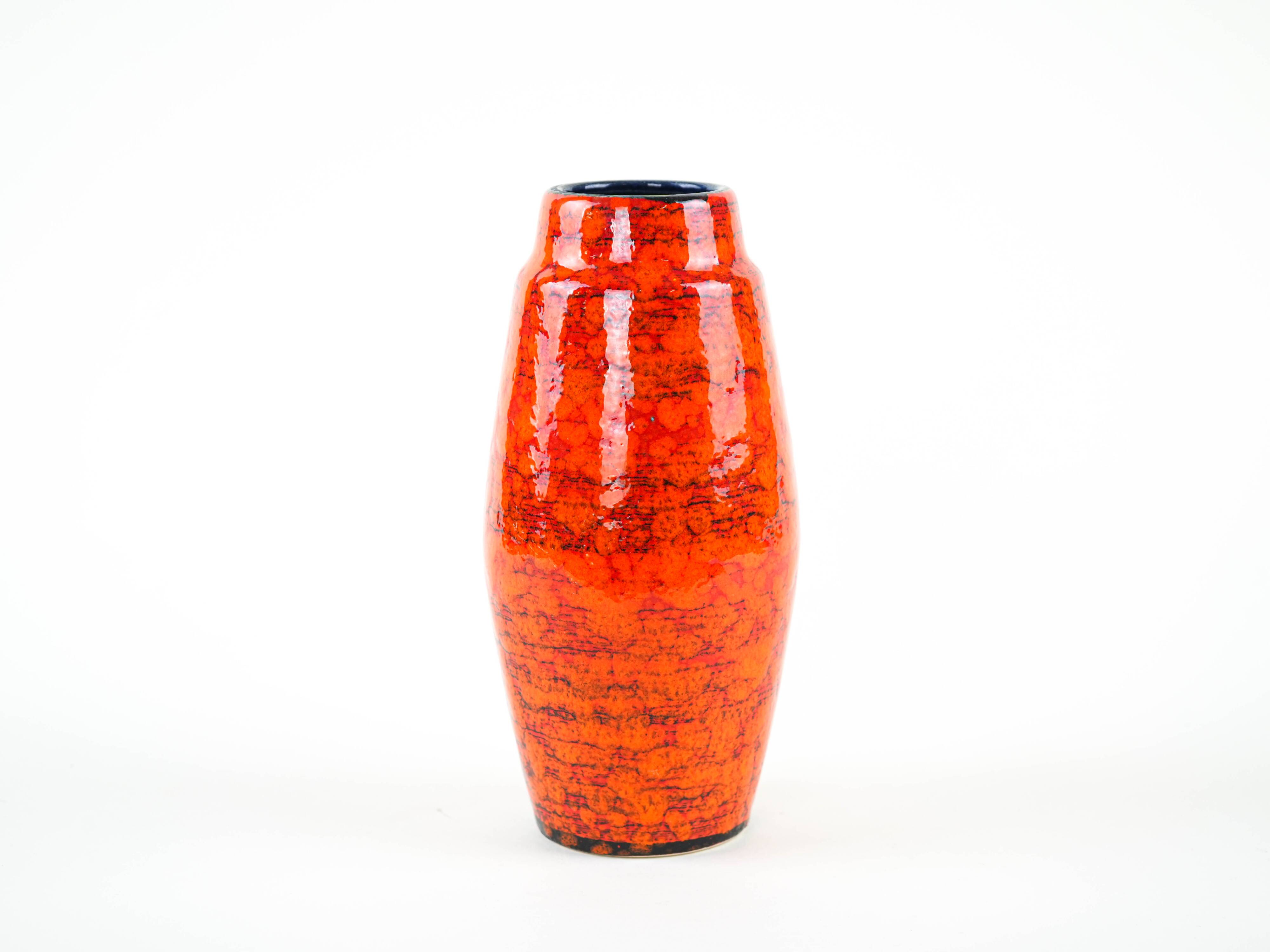 Ceramic vase, German design, 1960s, made in West Germany