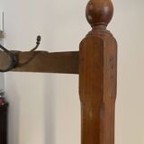 Porte-manteau en bois exotique vintage