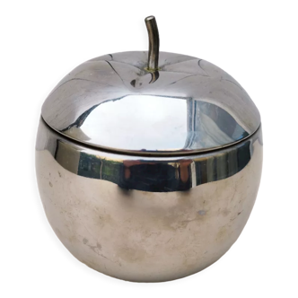 Ice cube maker silver metal vintage 70's