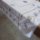 Old embroidered tablecloth