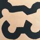 Poster on kraft paper by Eduardo Chillida, Museo de arte abstracto español, cuenca, 1980