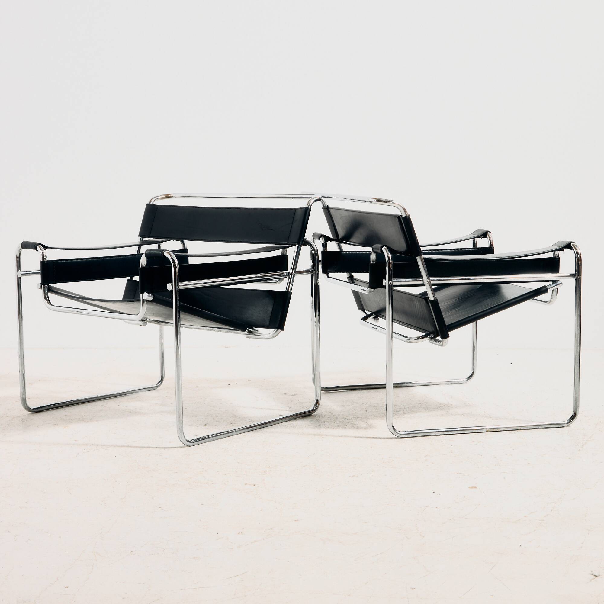 B3 Armchair / Wassily by Marcel Breuer for Gavina