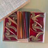 Tin candlesticks