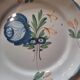 Earthenware plate from L'Est Walys, 19th century.