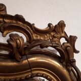 large mirror gilded fireplace eighteenth style