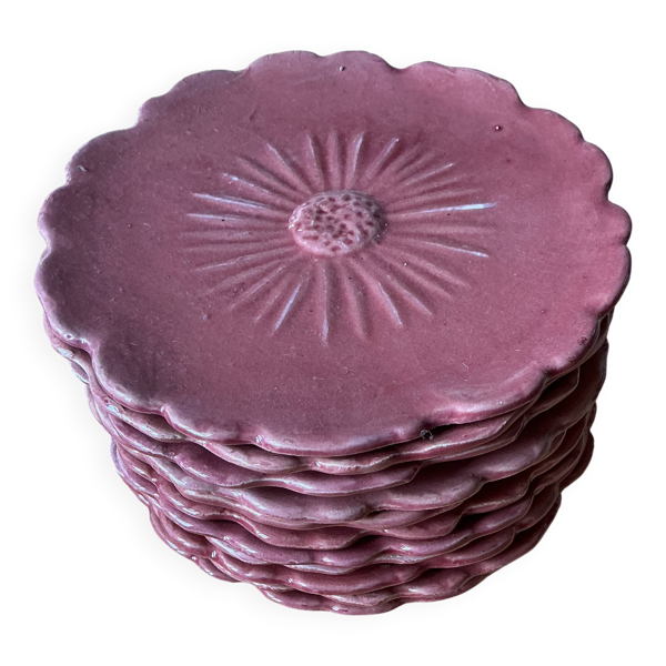 12 assiettes dessert Lunetta Vallauris