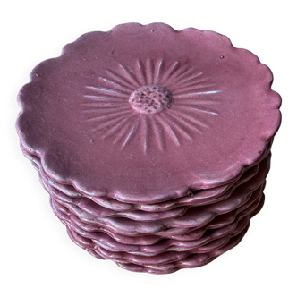 12 dessert plates Lunetta Vallauris