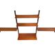 Vintage 3-piece wall unit with desk by Louis van Teeffelen