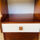 Vintage teak storage unit with shelves and drawer circa 1970s