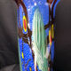 Vintage Murano glass vase - H40cm