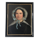 Antique Vintage Oil Portrait Painting of a Dutch Lady, 19th Century
