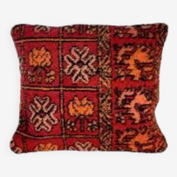 Coussin Bohème rouge marocain