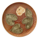 Round plate from Sarreguemines