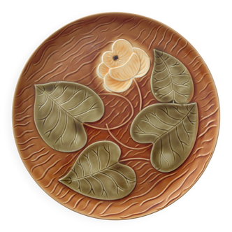 Round plate from Sarreguemines