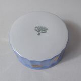 Head to head service porcelain limoges blue and gold