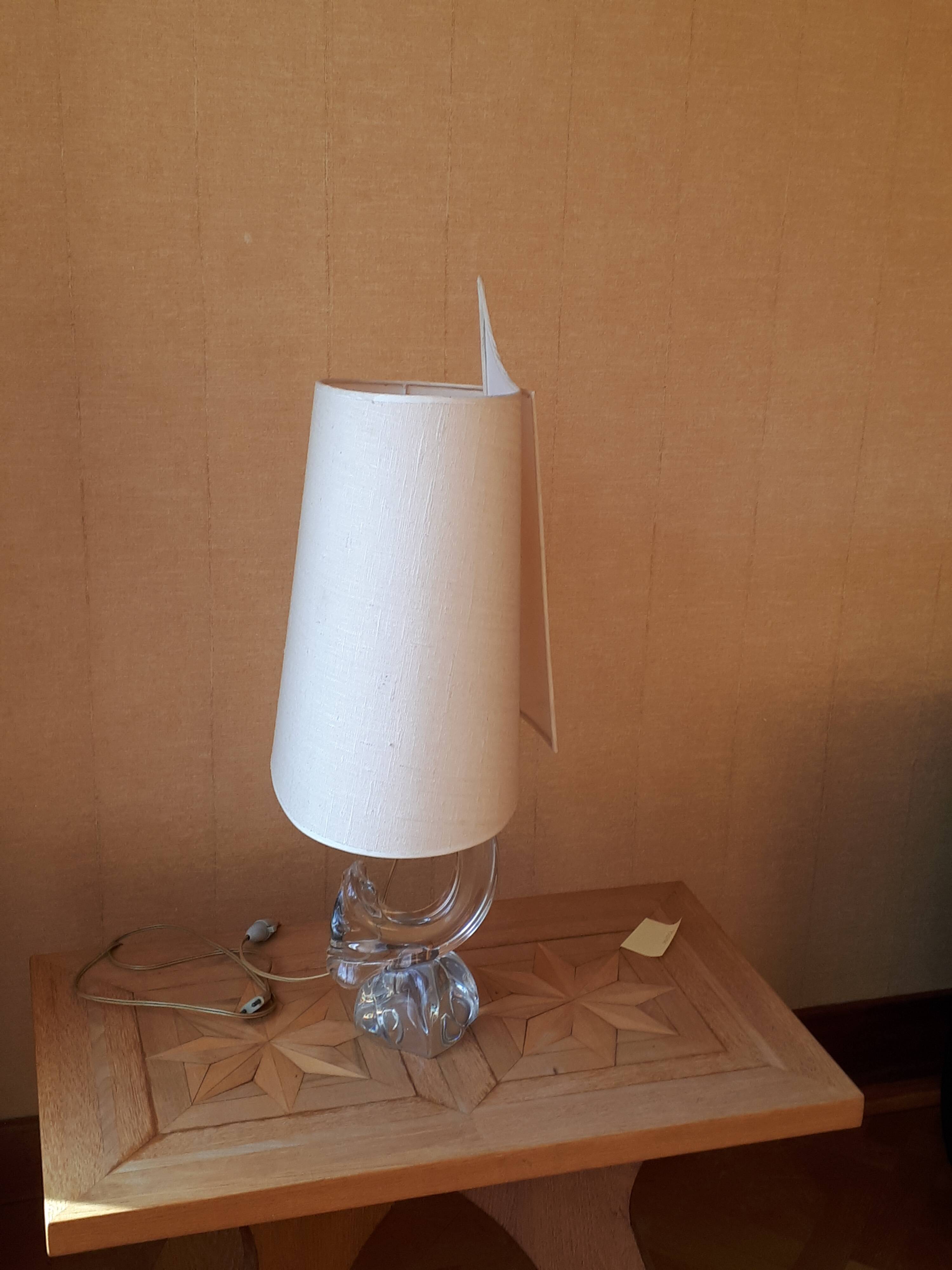 Lampe cristal de Daum