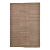 Tapis Kilim tissé main marron café 7x11, 221x331 cm SK 33343