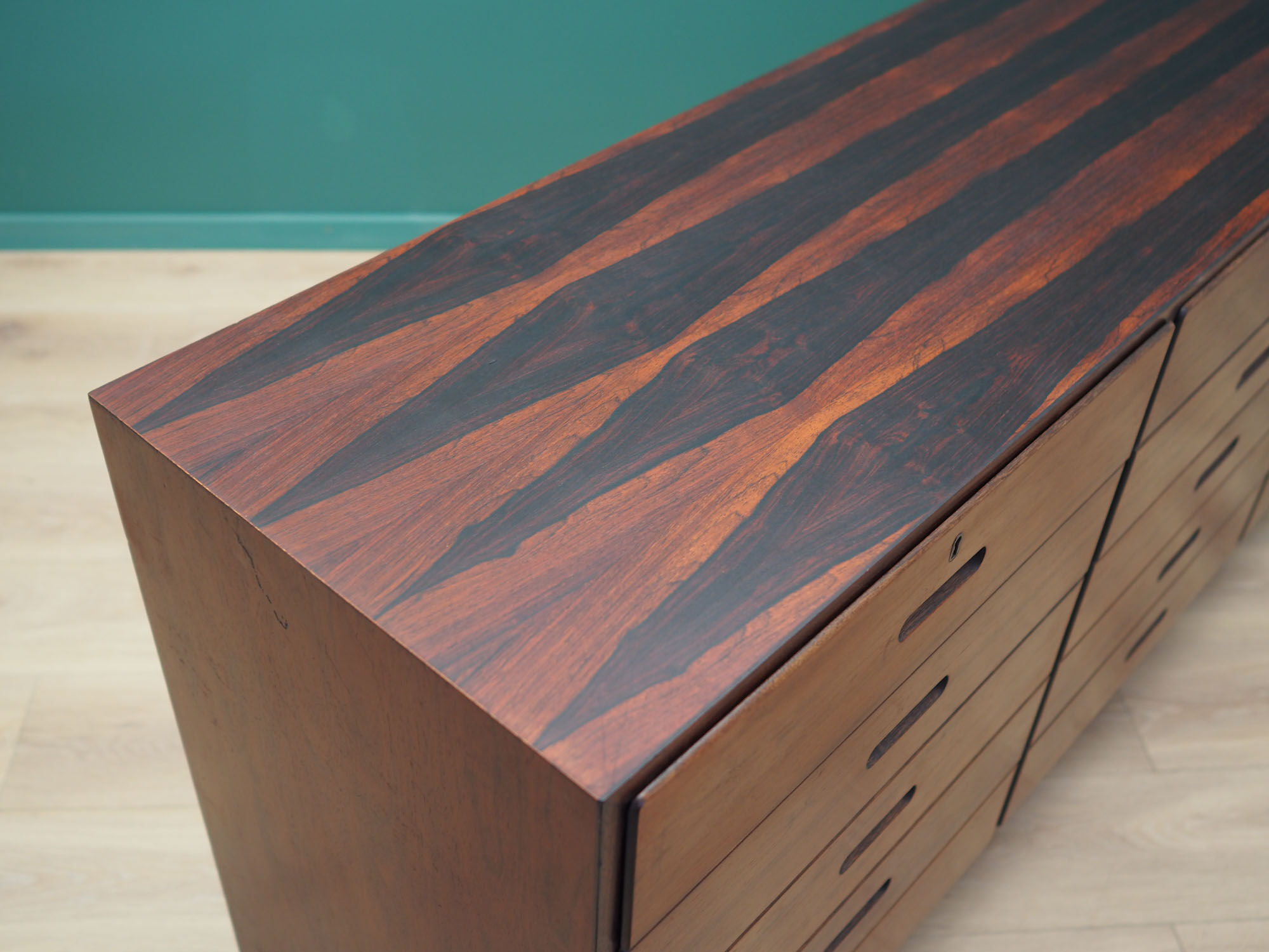 Rosewood chest of drawers, Danish design, 1970s, designer: Kai Winding