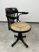 Swivel office chair in Jugendstil by Thonet