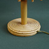 60s wicker lamp