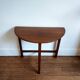 Vintage half-moon coffee table