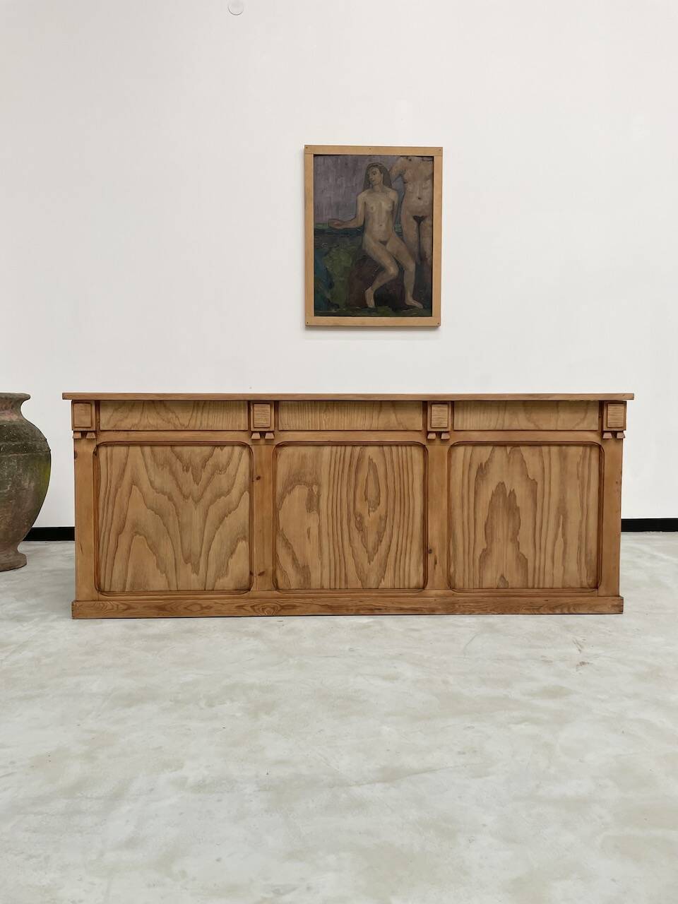 2m central island pine counter