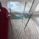 Art Deco metal and glass table