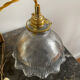 Suspension abat-jour vintage holophane