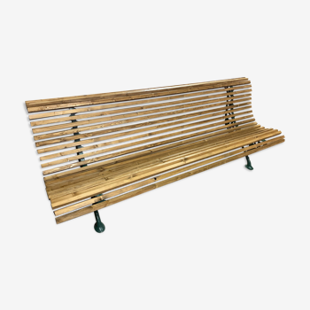 Banc de jardin en fonte et bois