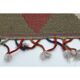 1970s Vintage Turkish Oushak Handmade Wool Cotton Green Runner Rug 107x175
