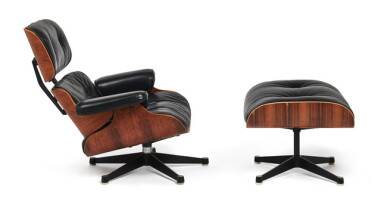 Charles & Ray Eames, Model 670 "Lounge chair" and its Model 67 ottoman