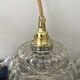 Set of two new electrified bubble globe lamps
