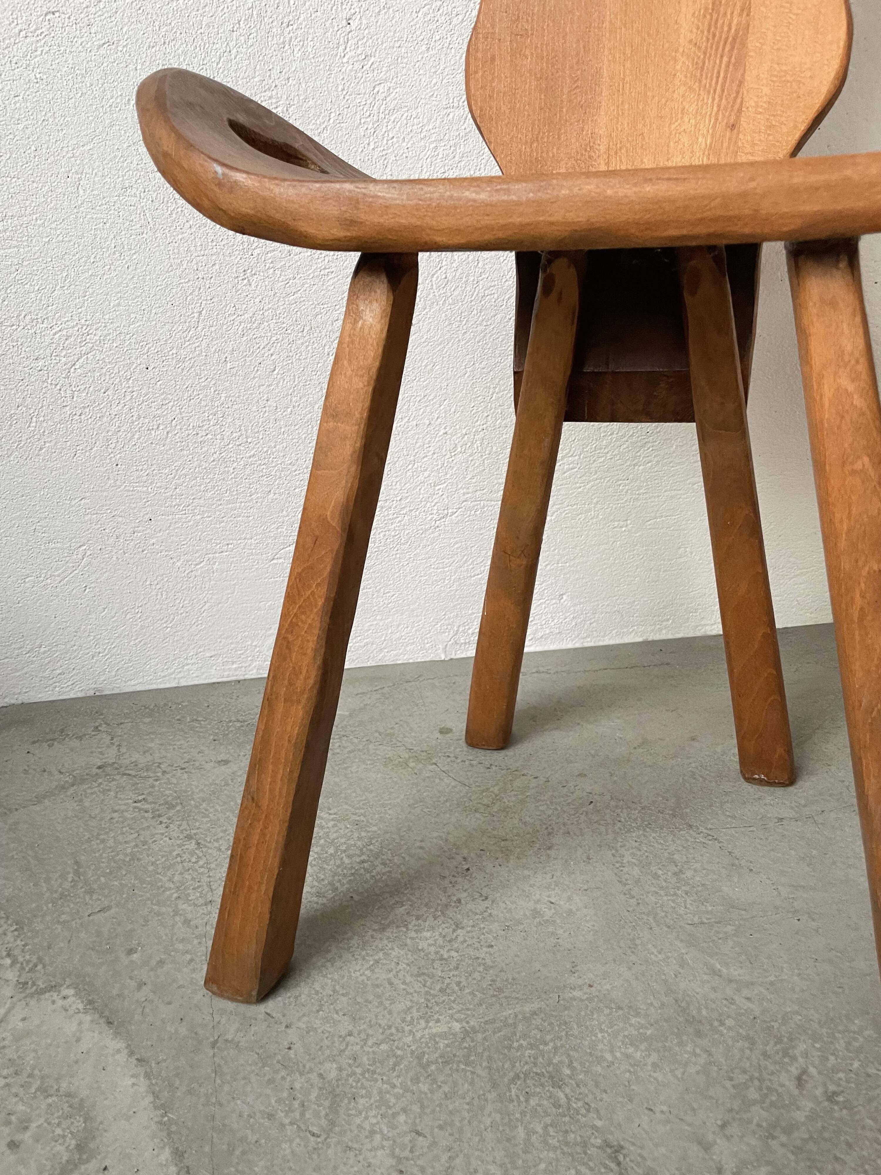 Oak mountain chalet chairs