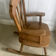 Rocking-chair enfant en hêtre