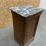 Marble top bedside table
