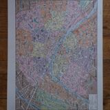 Original lithographs on Paris (maps)