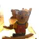 Wooden rocking chair - teddy bear