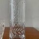Trio of vintage Bohemian crystal vases