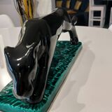 Ceramic Panther Vallauris art deco 1930