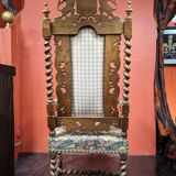 Neo-baroque armchair, circa 1880