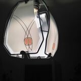 60s pendant light with 4 facets